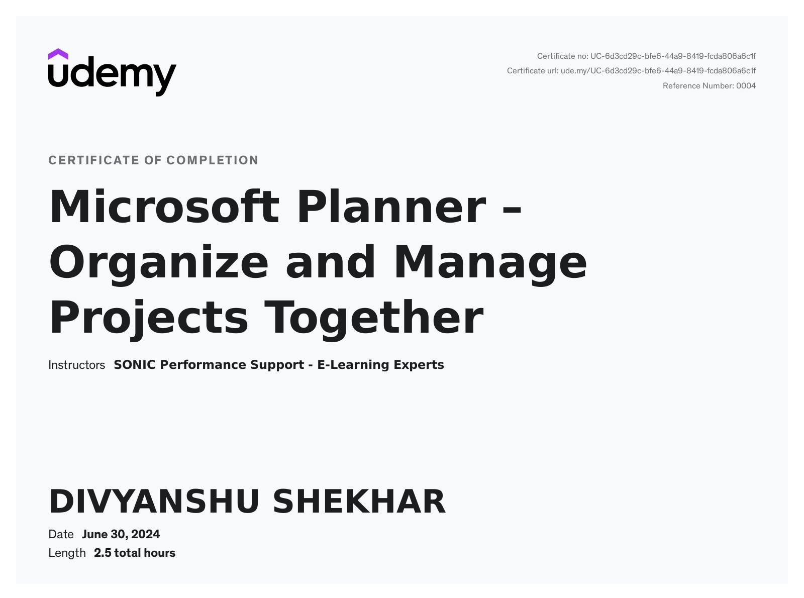 Divyanshu Shekhar – Master’s Student in Operational Excellence ...