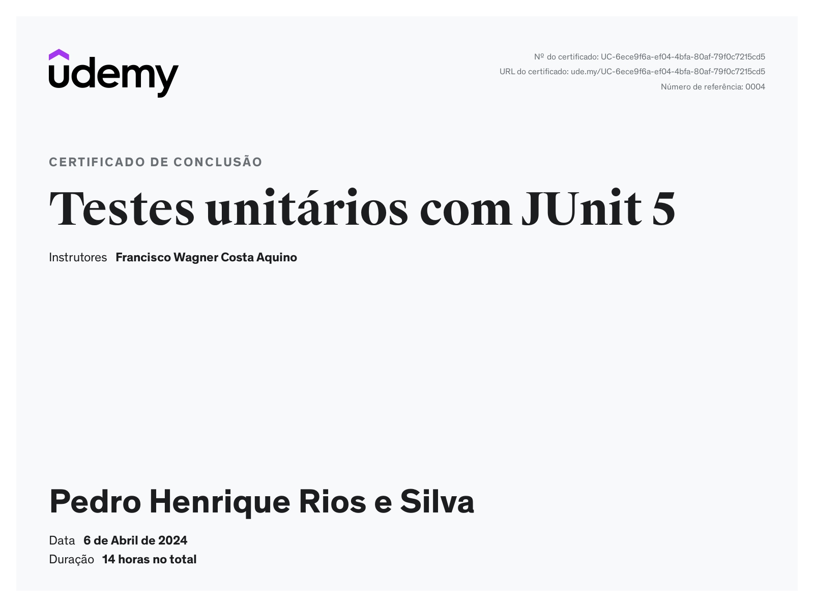 Pedro Henrique Rios e Silva - Java | PL/SQL | FullStack | Programador ...