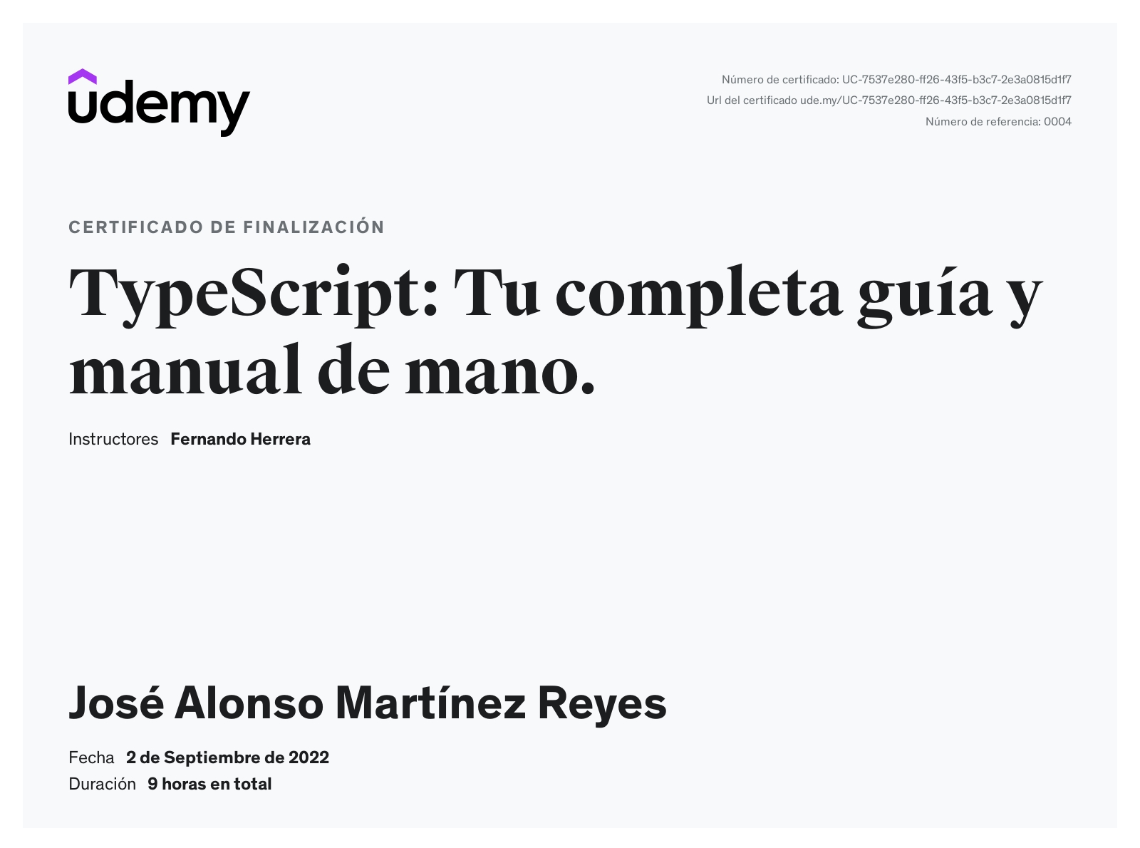 TypeScript Certification