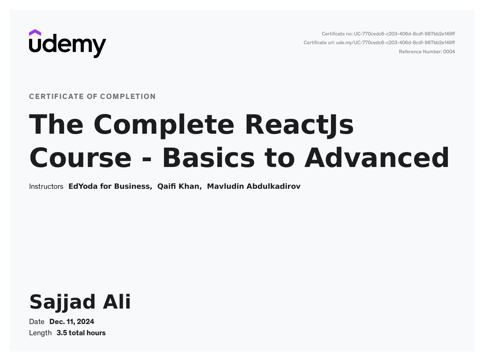 The Complete ReactJs Course - Basics to Advanced