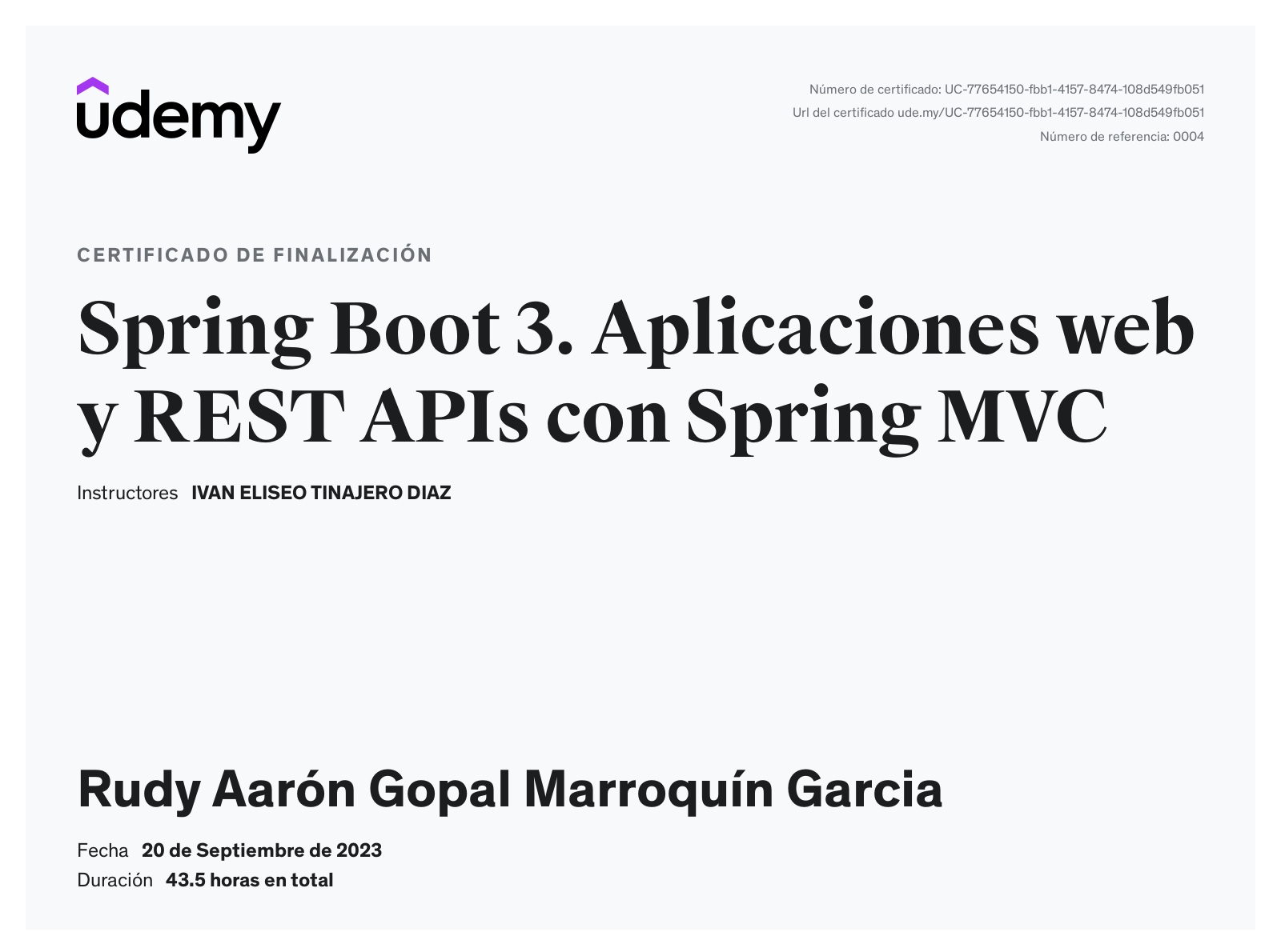 Spring Boot 3. Aplicaciones web y REST APIs con Spring MVC