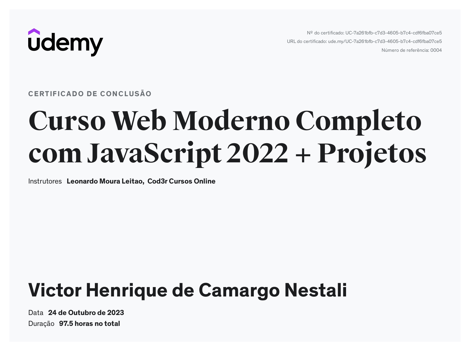 Victor Henrique Nestali - Software Engineering | FullStack Developer ...