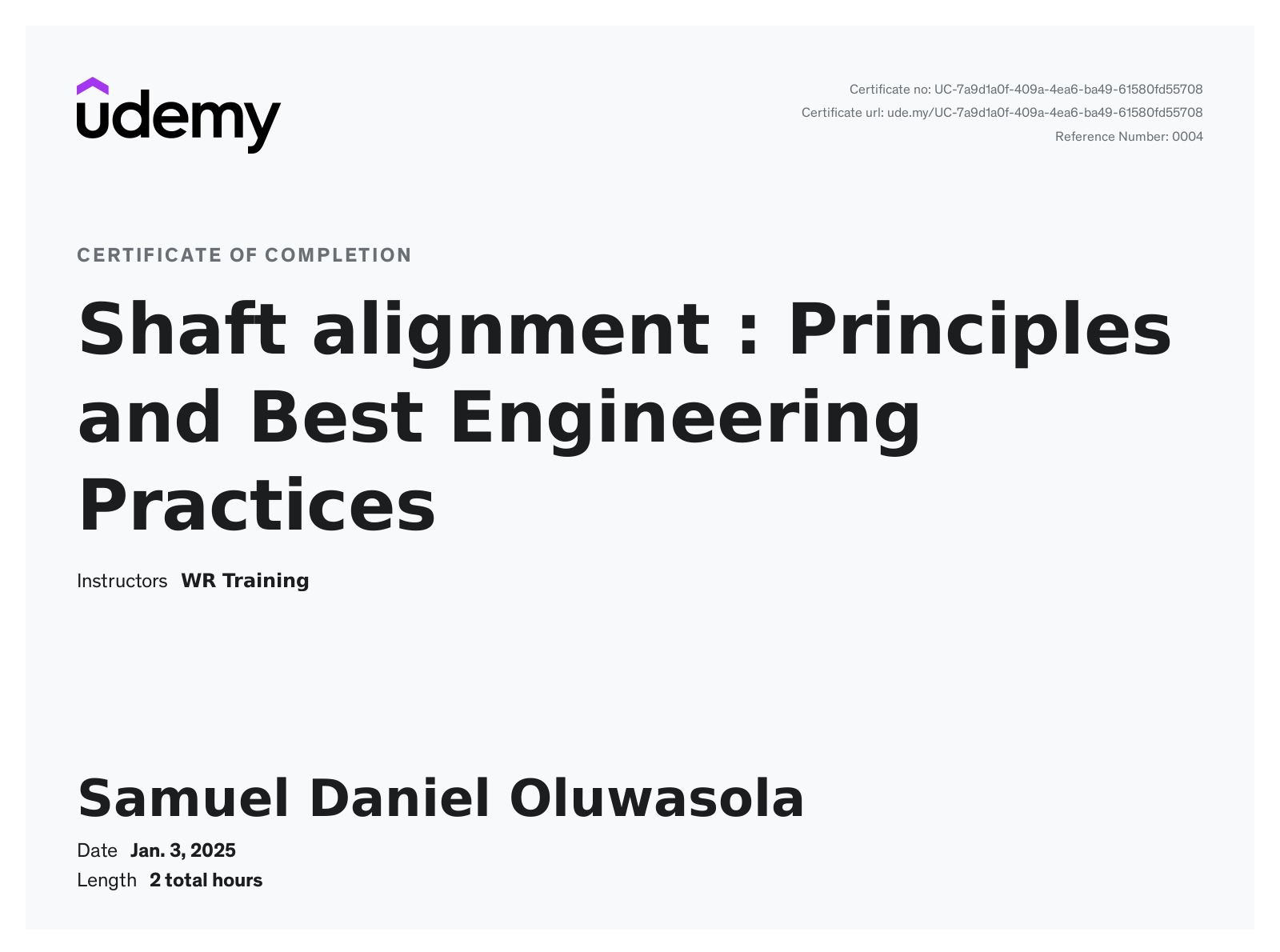 Daniel Samuel - Project Engineer|Rotating Equipment Engineer ...