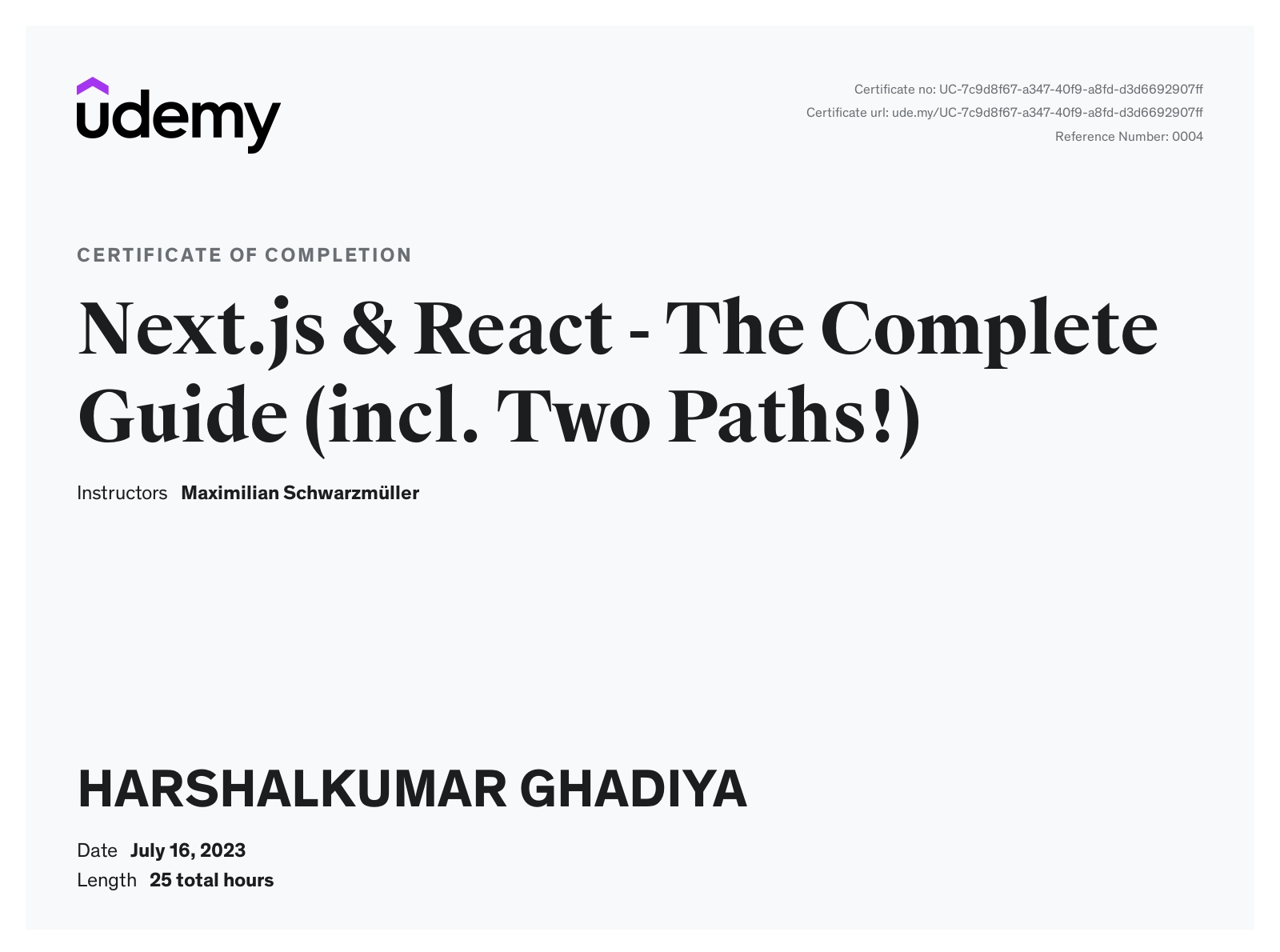 Next.js & React - The Complete Guide (incl. Two Paths!)