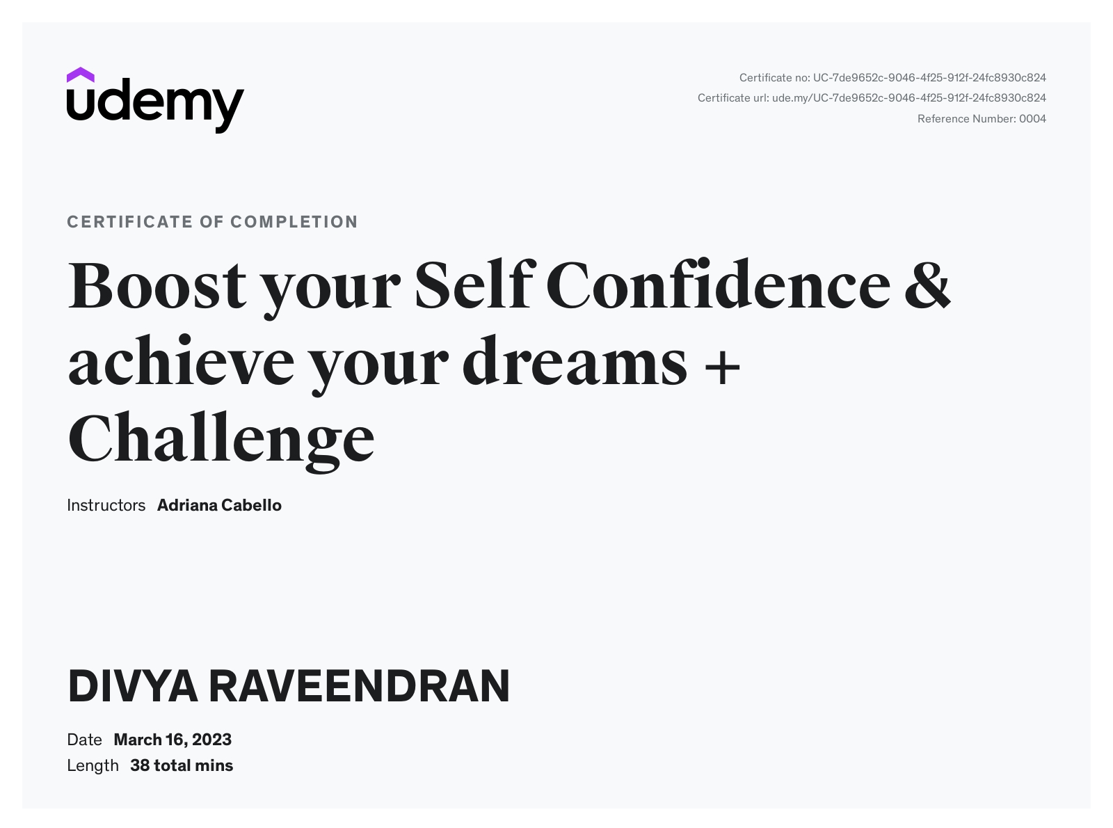 Boost your Self Confidence & achieve your dreams + Challenge