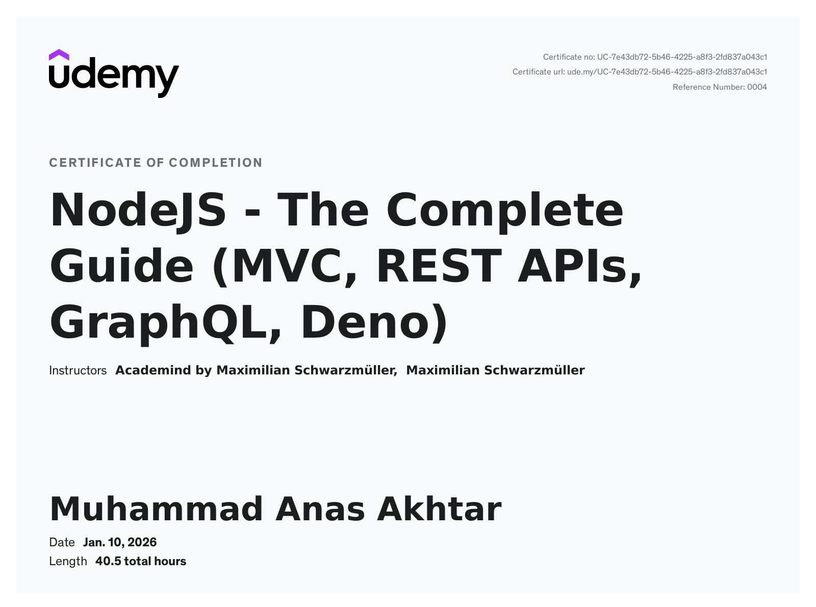 Muhammad Anas Akhtar - Software Engineer I @Codeable | LinkedIn