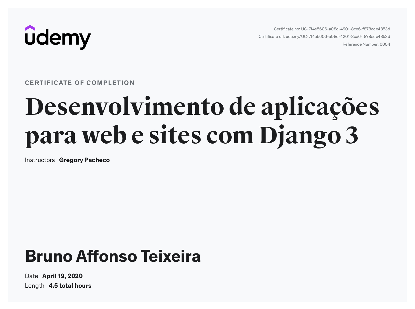Bruno Affonso - Desenvolvedor de Sistemas (Python | PHP) | LinkedIn