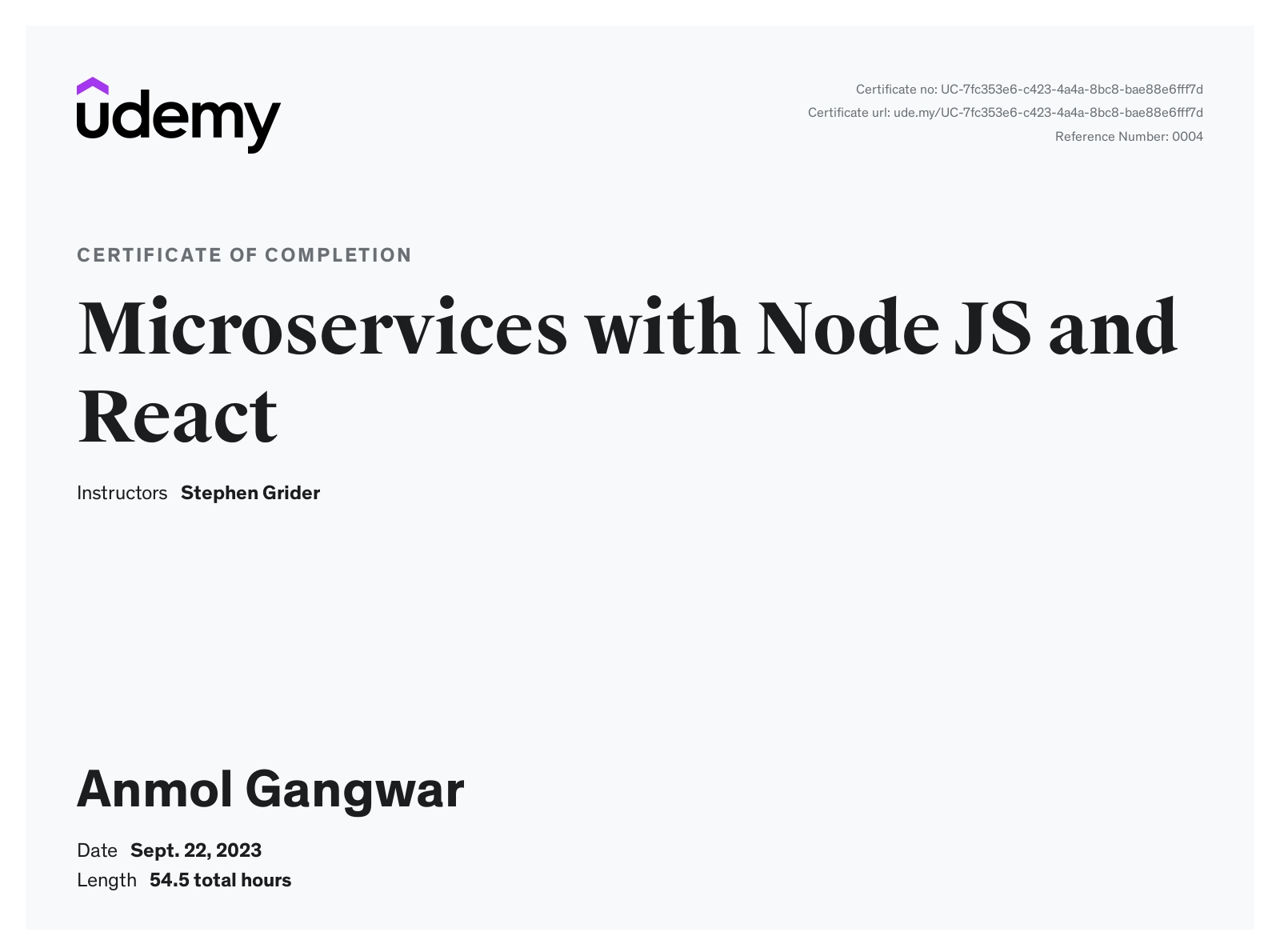Anmol G. - Software Engineer || Nodejs | Golang | LinkedIn