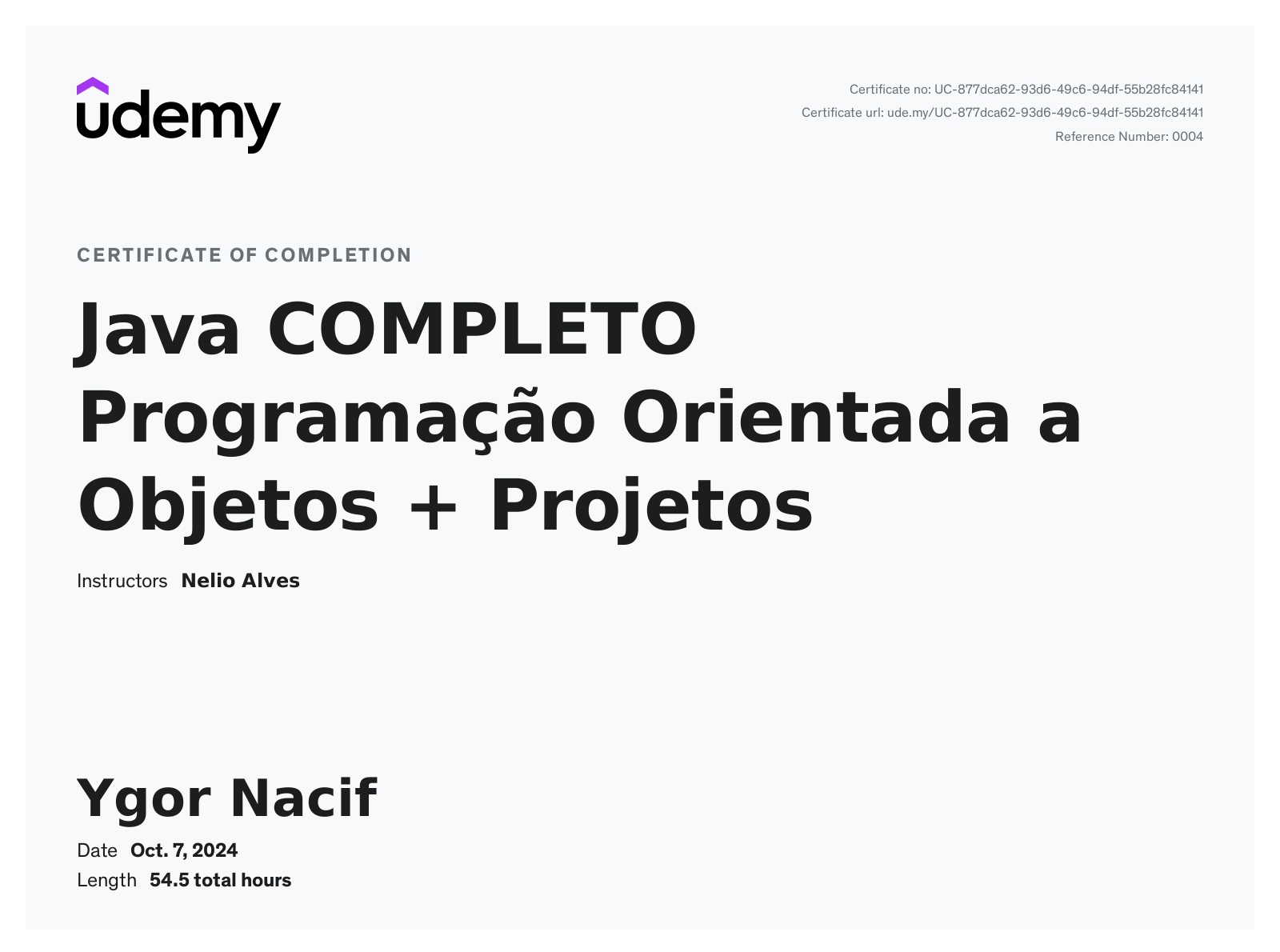 Ygor Nacif de Oliveira - Full Stack Developer | Typescript | Python ...