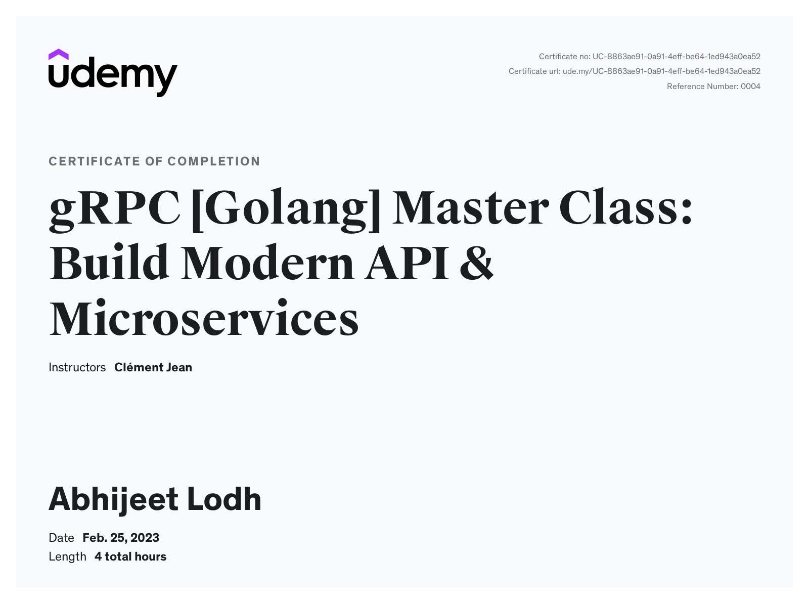 gRPC Golang