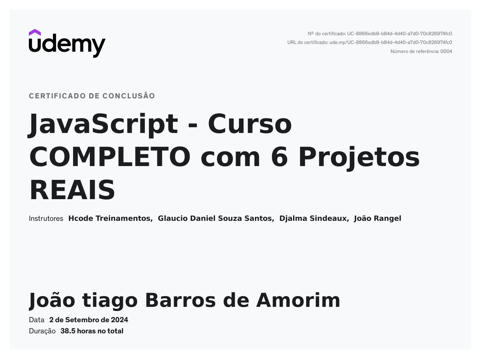 João Tiago Barros de Amorim - In Forma Software | LinkedIn