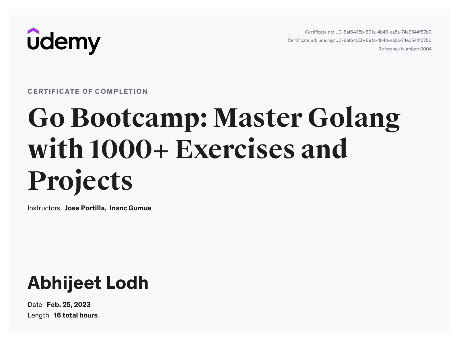 Go Bootcamp
