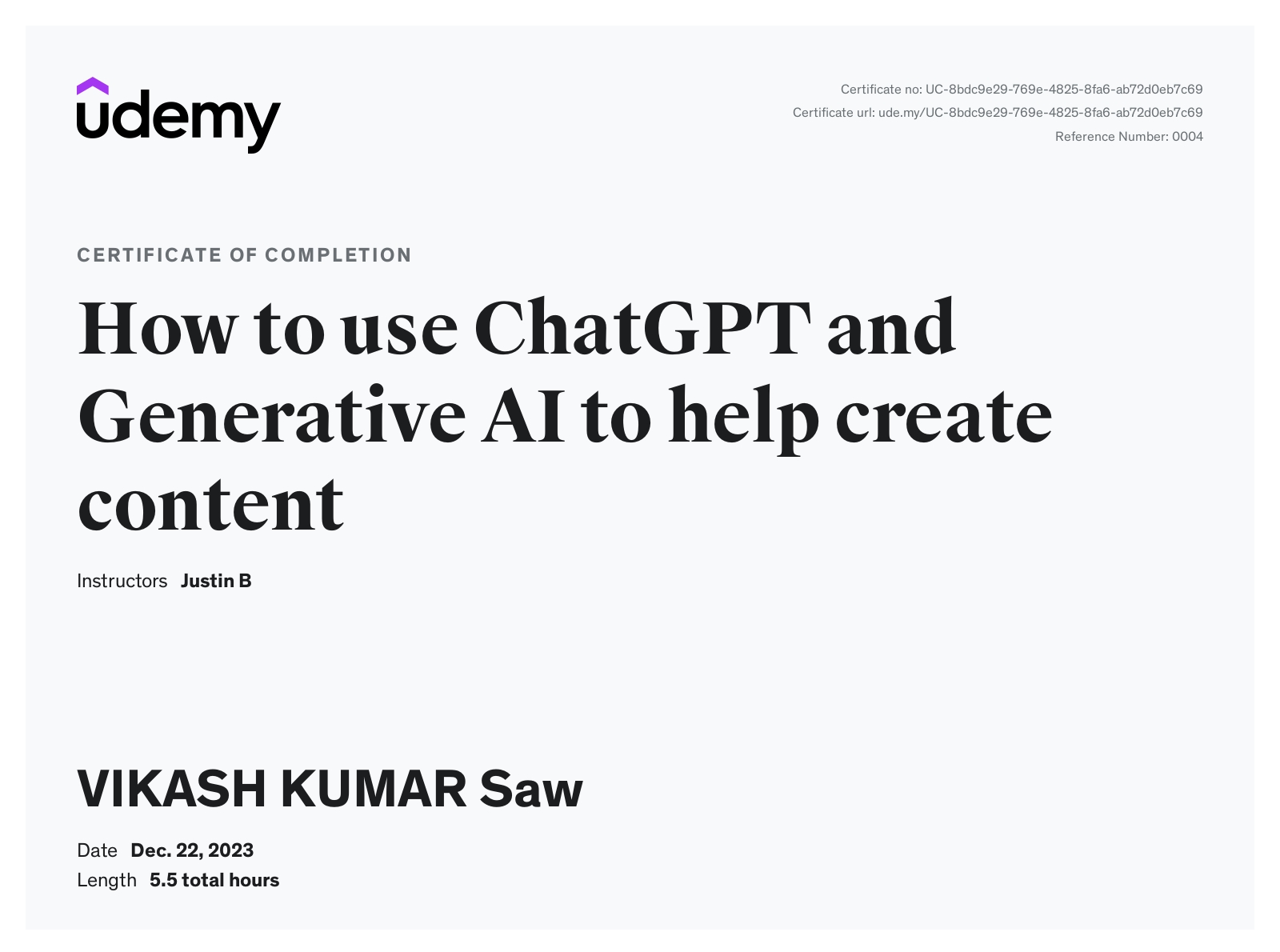 Vikash Kumar Saw - Certified Gen AI Developer || 3x Aws Certified || 3x ...