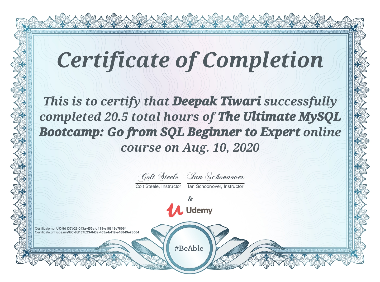 Deepak Tiwari - Analyst @ Accenture | Exploratory Data Analysis, SQL ...