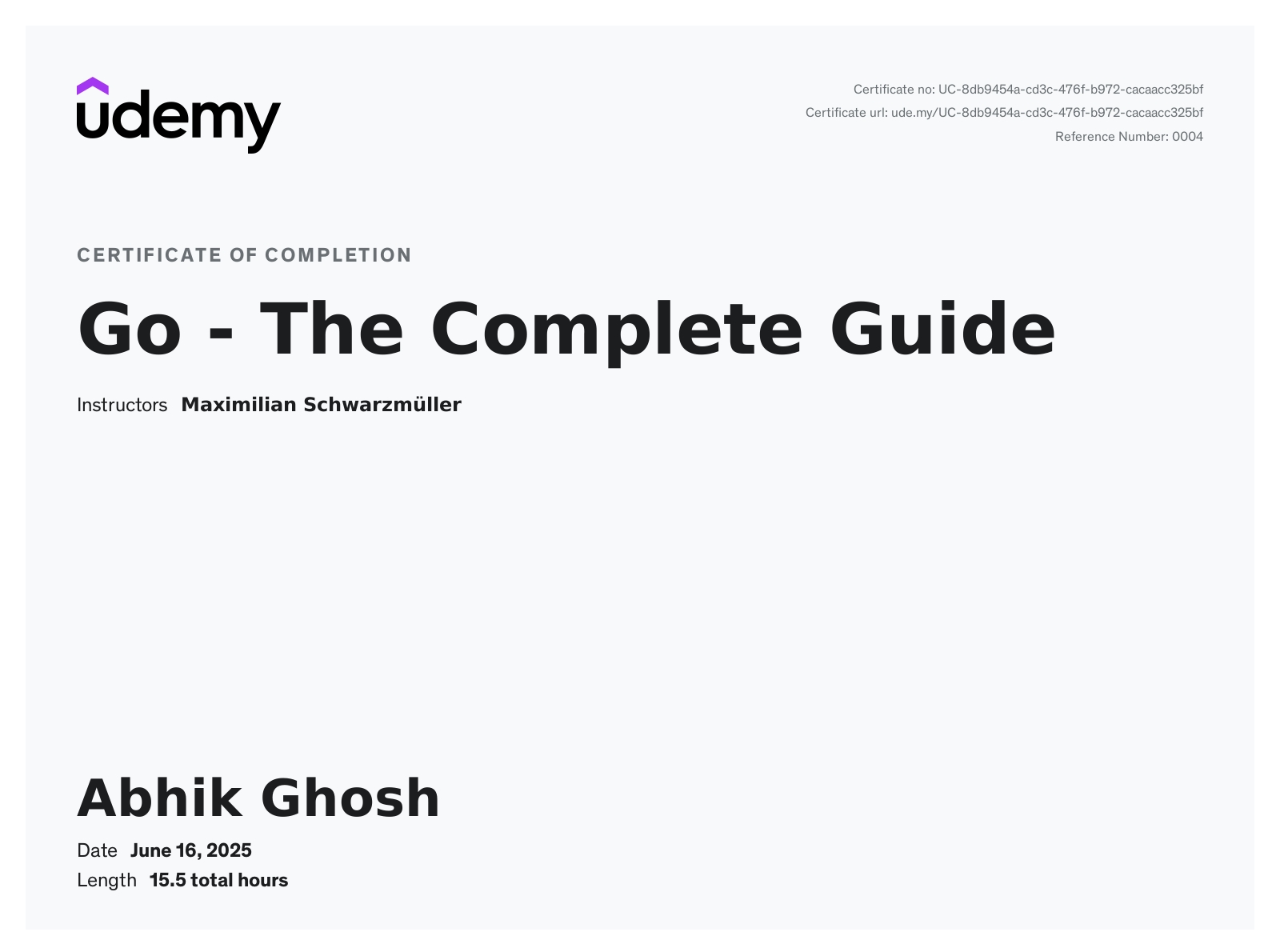 Go - The Complete Guide