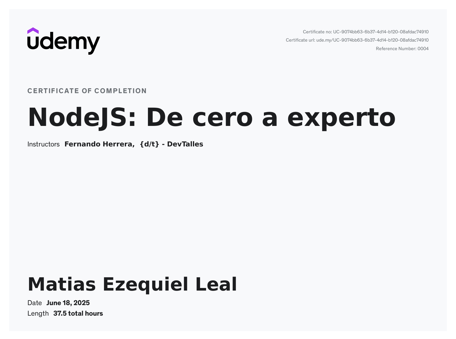 Matias Ezequiel Leal - Backend Developer - Outsystems Software Engineer ...