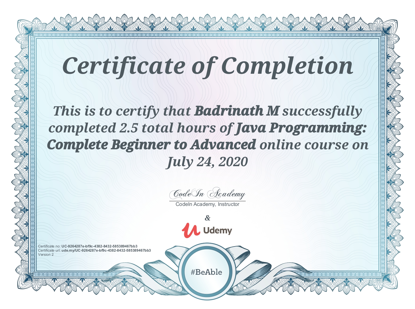 completed an intensive course in java, c++, andphp on... Badrinath Madhivanan - Senior Engineer | LinkedIn