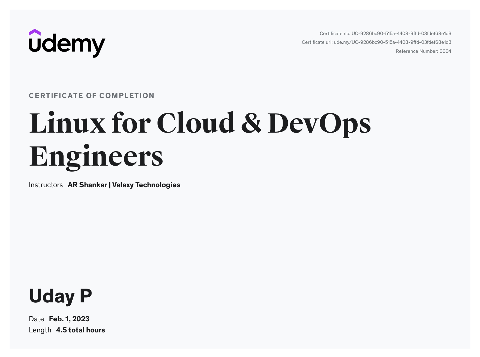 Uday P - DevOps Enginner | LinkedIn