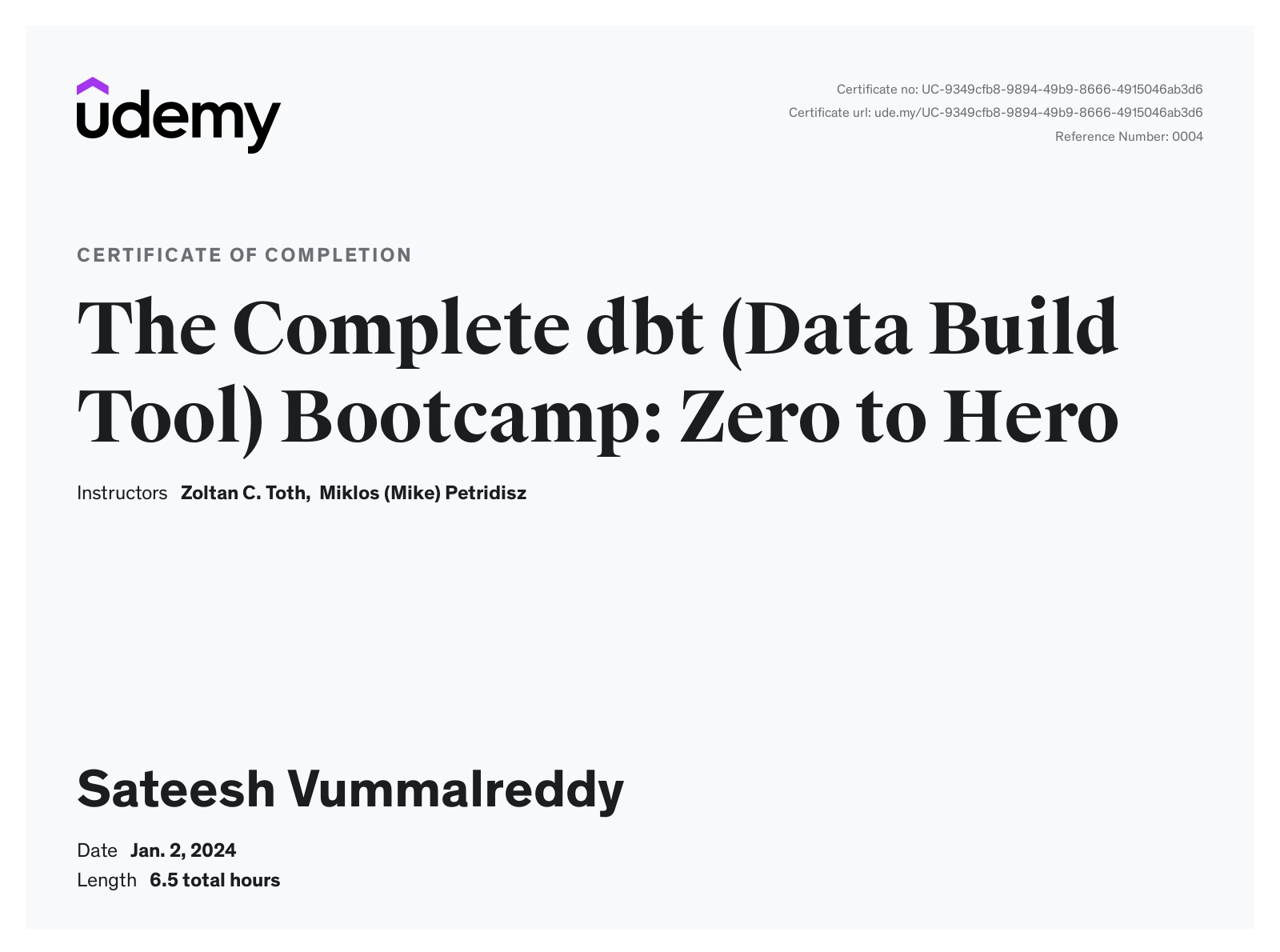Sateesh Vummalreddy - DBT | Snowflake | Fivetran | Airbyte | ClickHouse ...