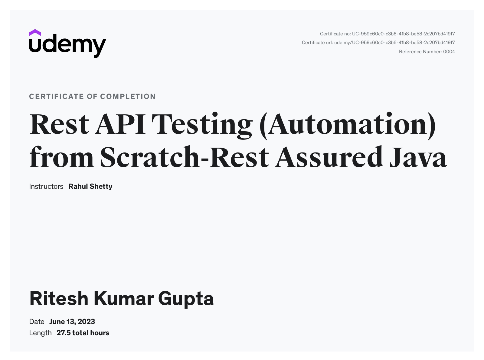Ritesh Kumar Gupta - Senior Engineer @Nagarro || SDET | LinkedIn