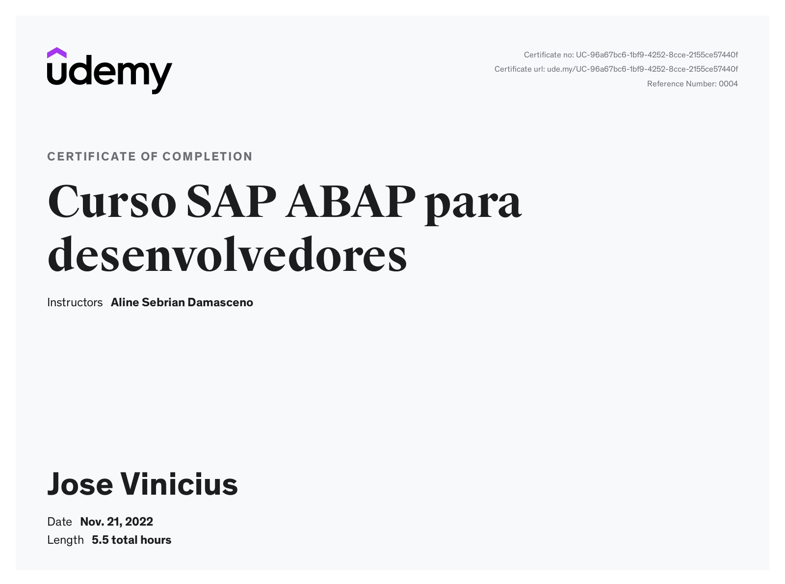 jose vinicius lourenço - Software Developer | Python | ORACLE DBA| ABAP ...
