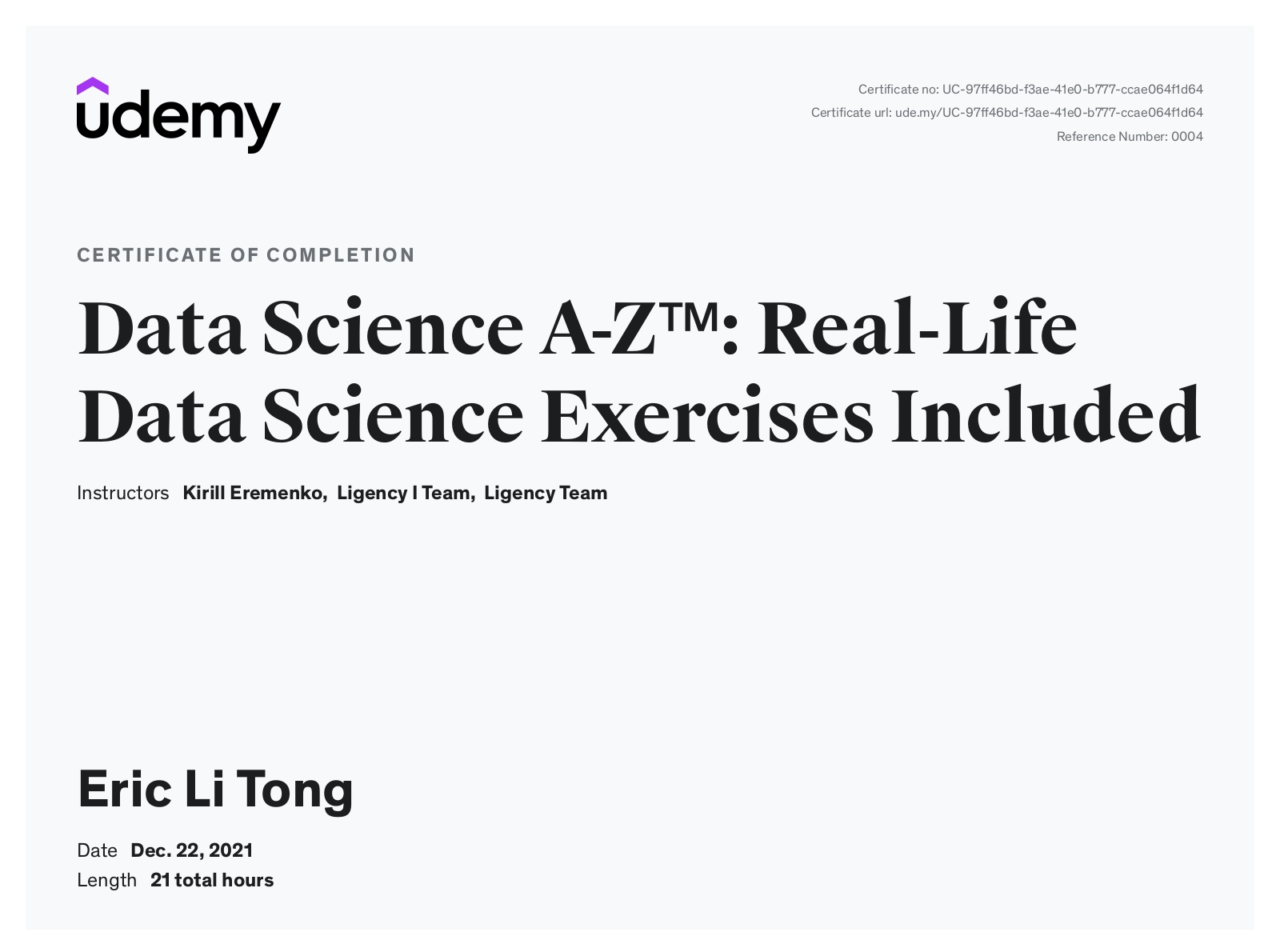 Eric Li - Software Developer | LinkedIn