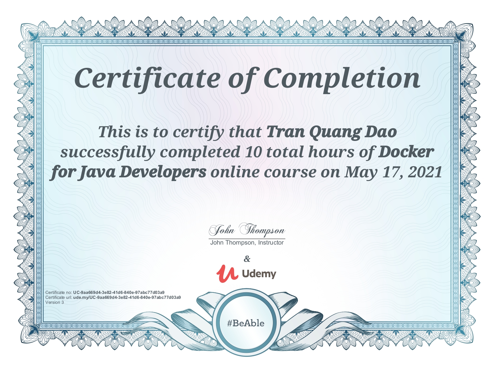 Tran Quang Dao - Backend Spring Boot | AWS Certifications Solution ...