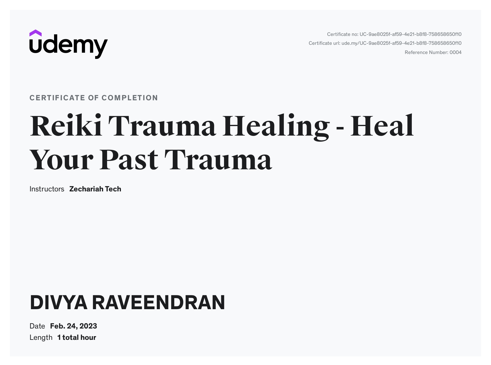 Reiki Trauma Healing - Heal Your Past Trauma