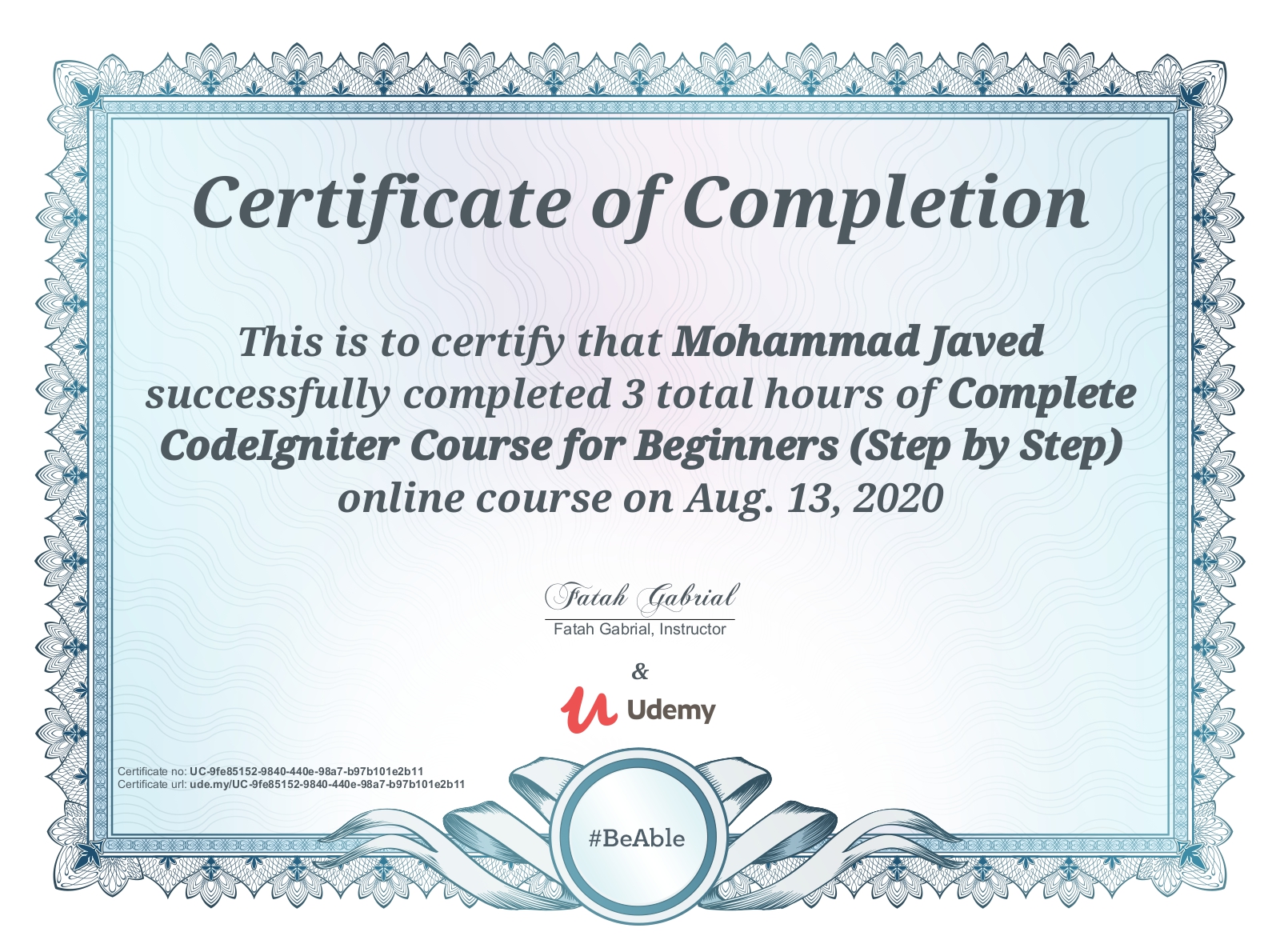 Mohammad Javed Khan - Applications Developer – Grade 4 | Visual Studio ...