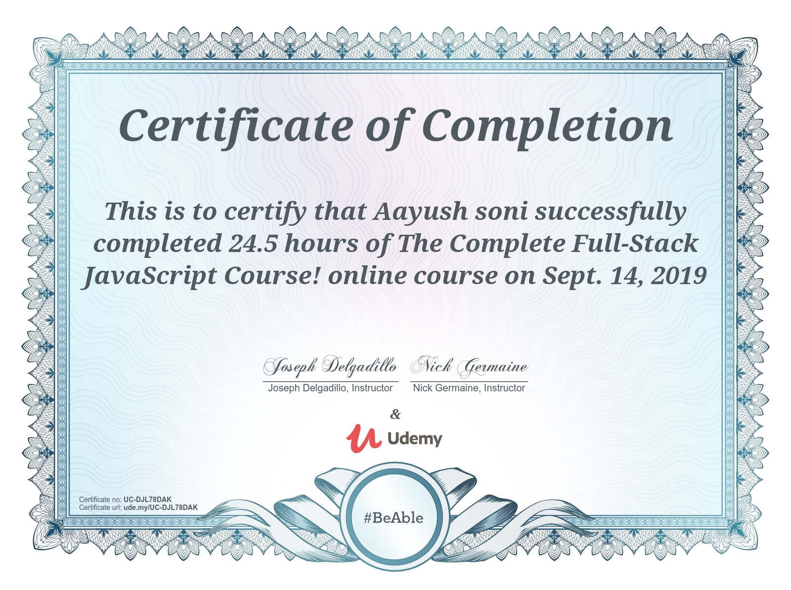 The Complete Full-Stack JavaScript Course