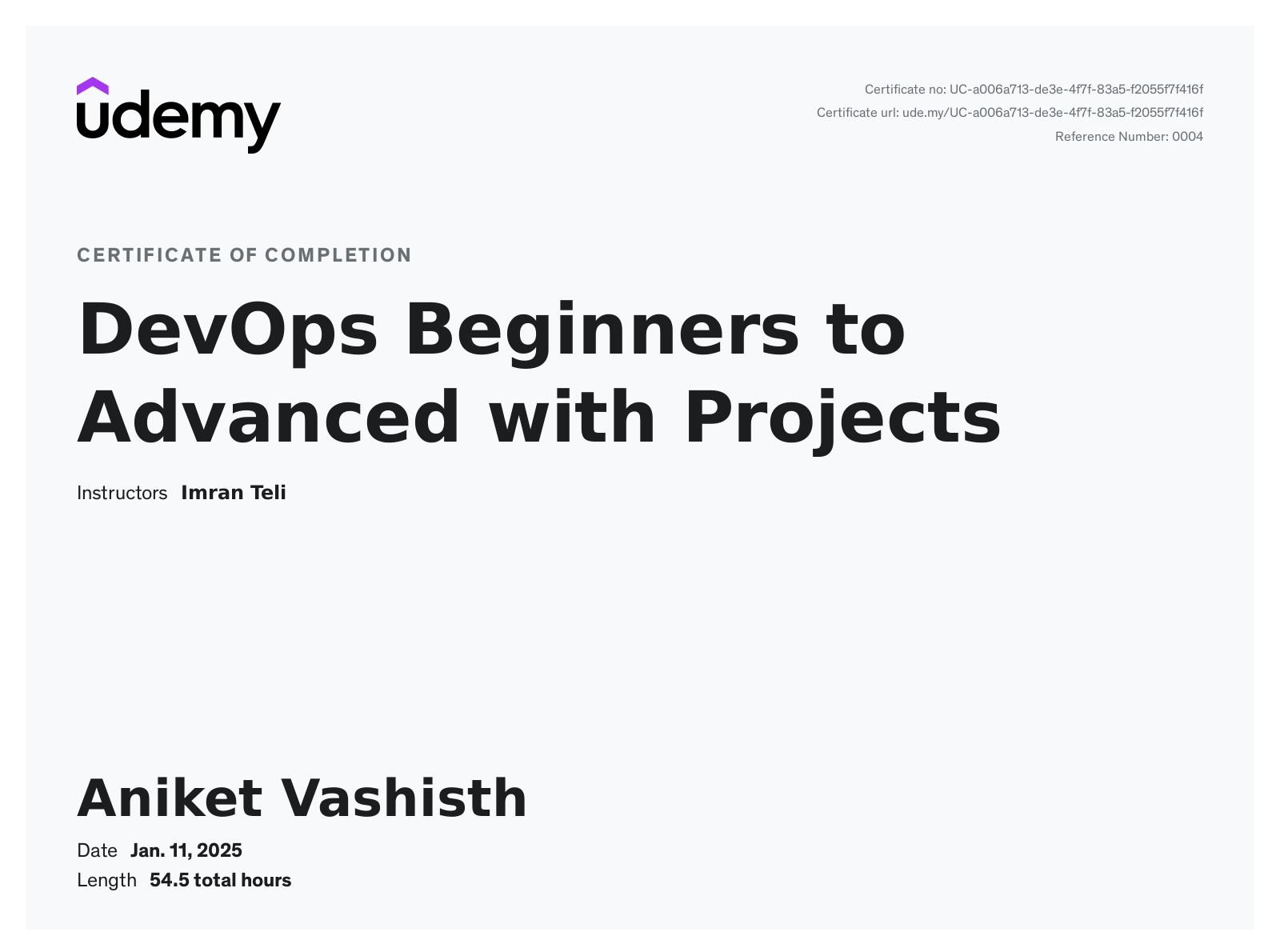 Aniket Vashisth - Immediate Joiner DevOps Engineering | Docker ...