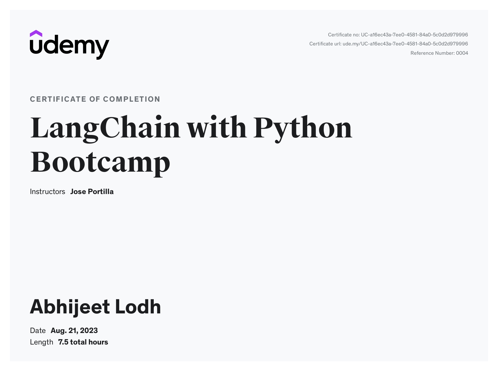 LangChain Bootcamp