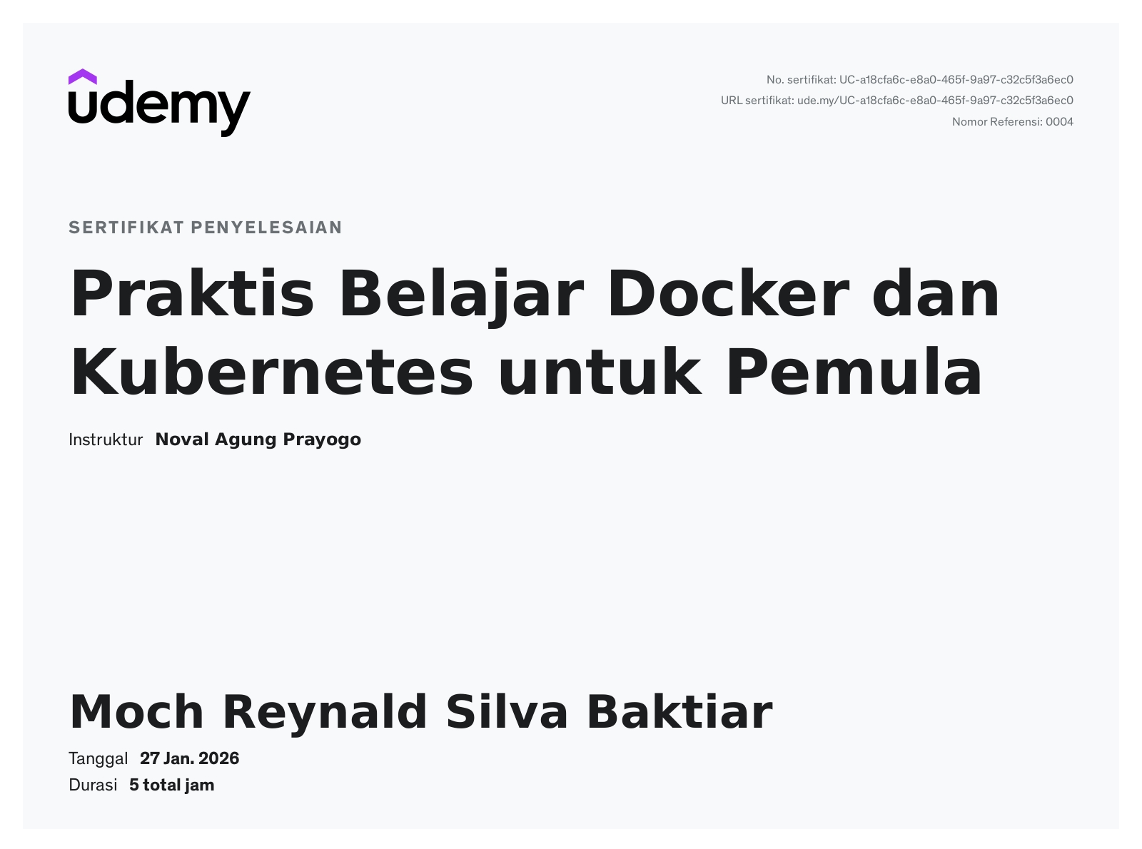 Praktis Belajar Docker dan Kubernetes untuk Pemula