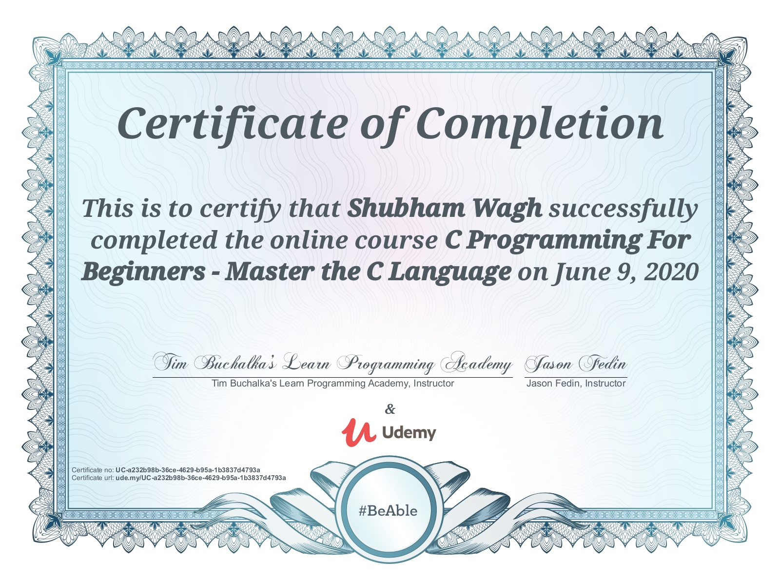 Shubham Wagh - IT Analyst at Tata Consultancy Services | Certified in ...