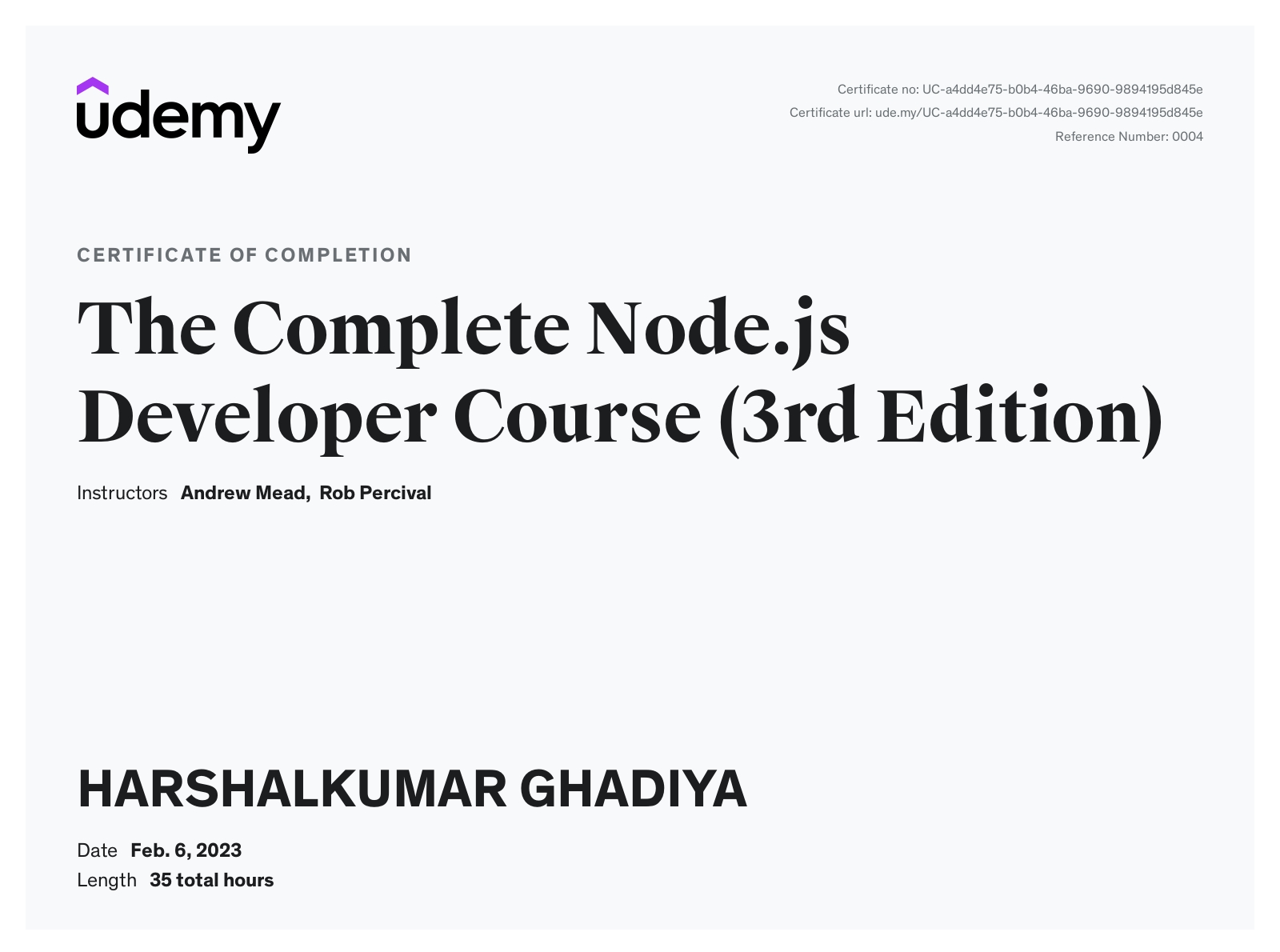 The Complete Node.js Developer Course (3rd Edition)