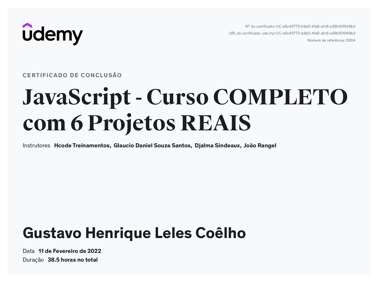 Gustavo Henrique Leles Coêlho - Desenvolvedor de Software Full Stack ...