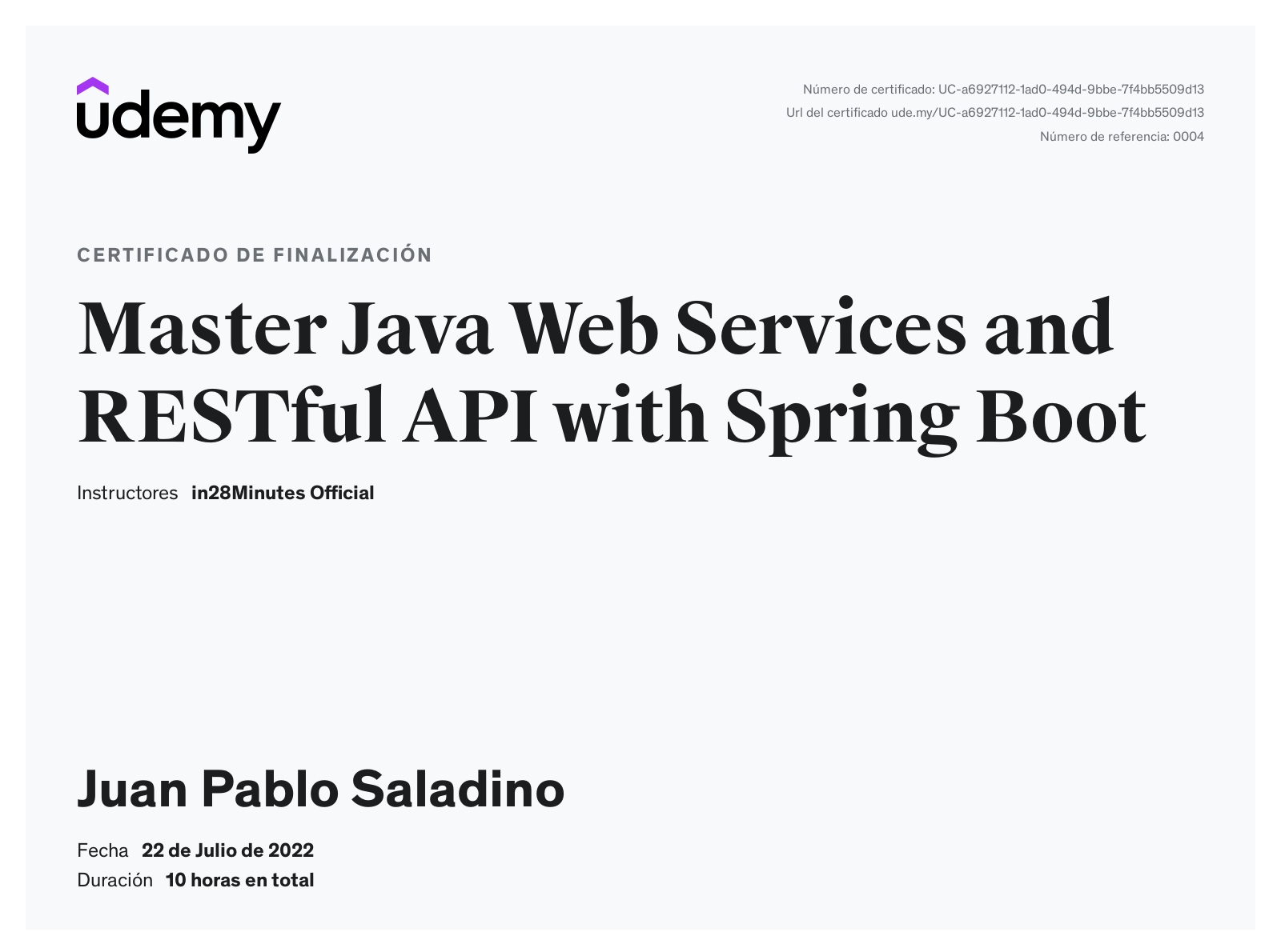 Juan Pablo Saladino - Full Stack Developer en Softtek | LinkedIn