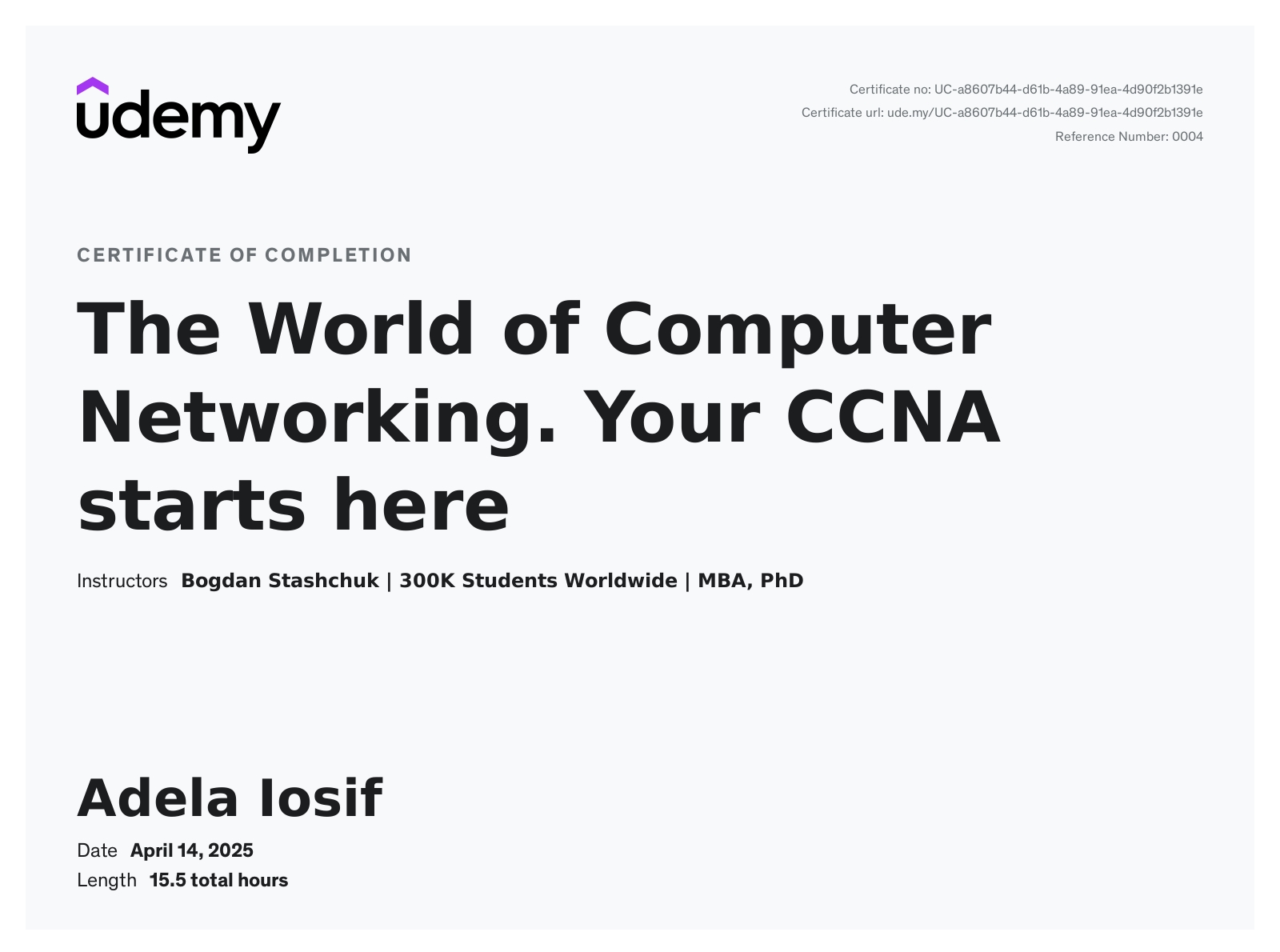 Adela Iosif - BSc in Computer Engineering at TUCN | LinkedIn