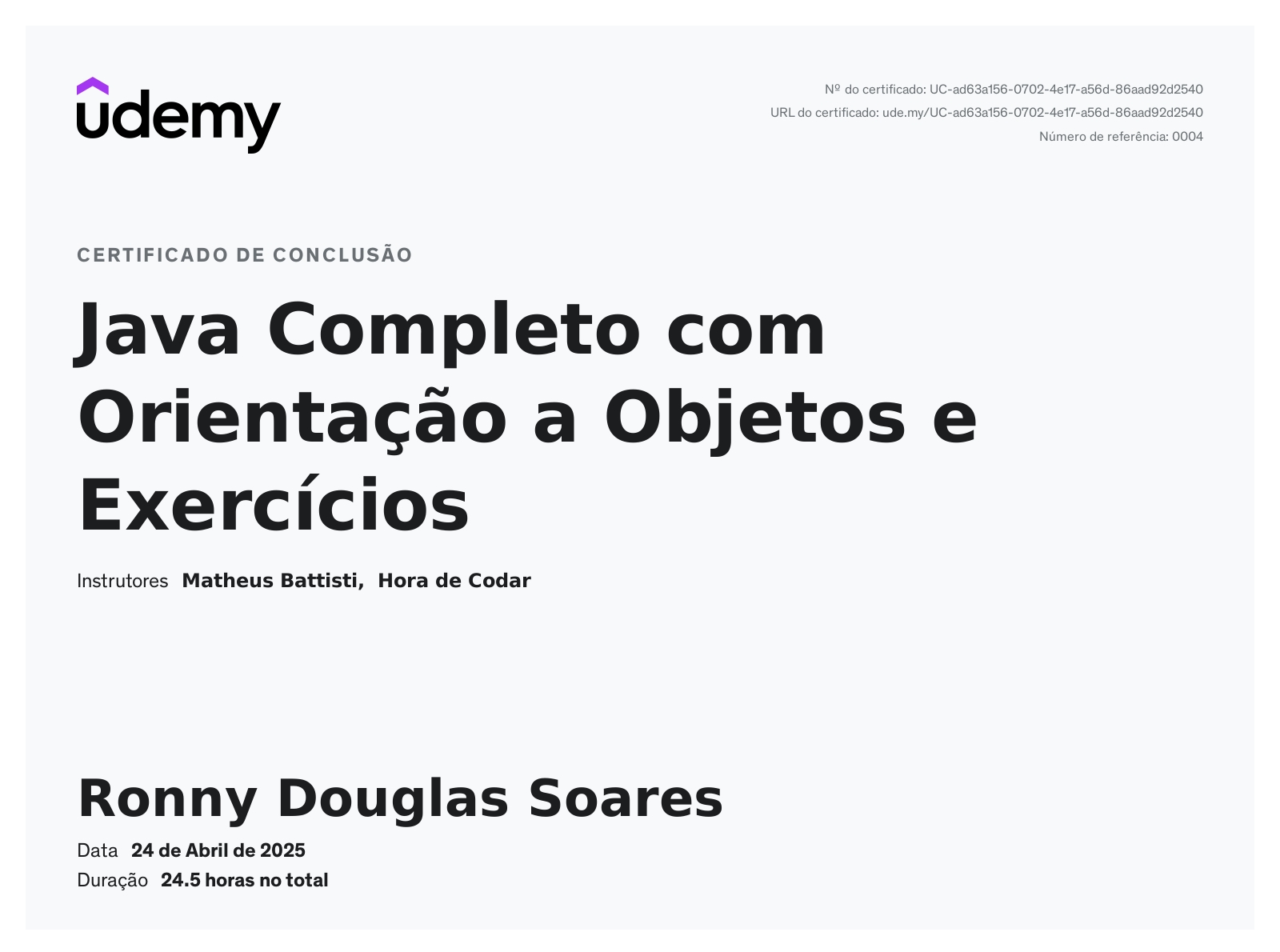 Ronny Soares - Engenheiro de Software | Desenvolvedor | Backend | Java ...
