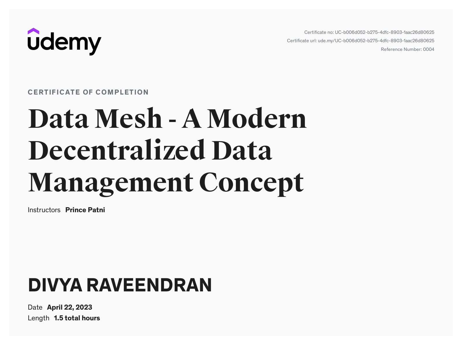 Data Mesh - A Modern Decentralized Data Management Concept