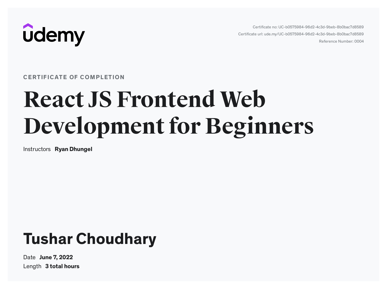 Tushar Choudhary - Software Developer (MERN / Laravel) | React, Node.js ...