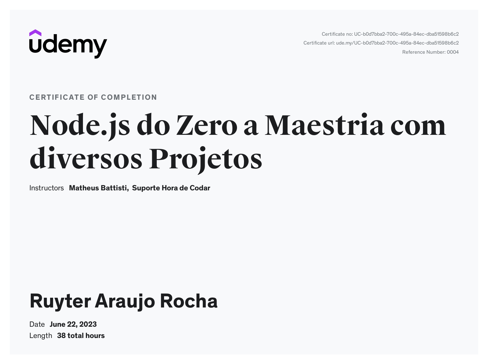 Ruyter Araujo Rocha - Desenvolvedor Fullstack Pleno | Ciências da ...