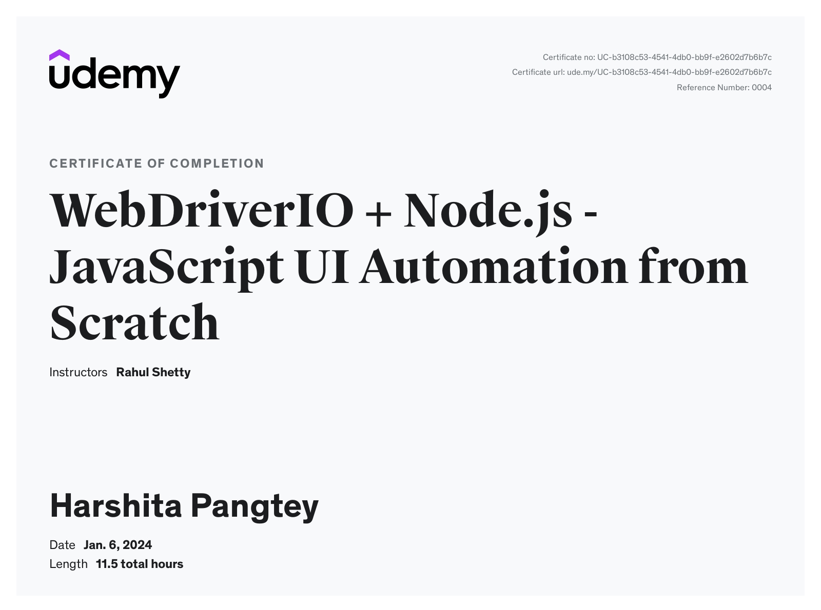 Harshita Pangtey - Backend Engineer | Node.js, TypeScript, AWS ...