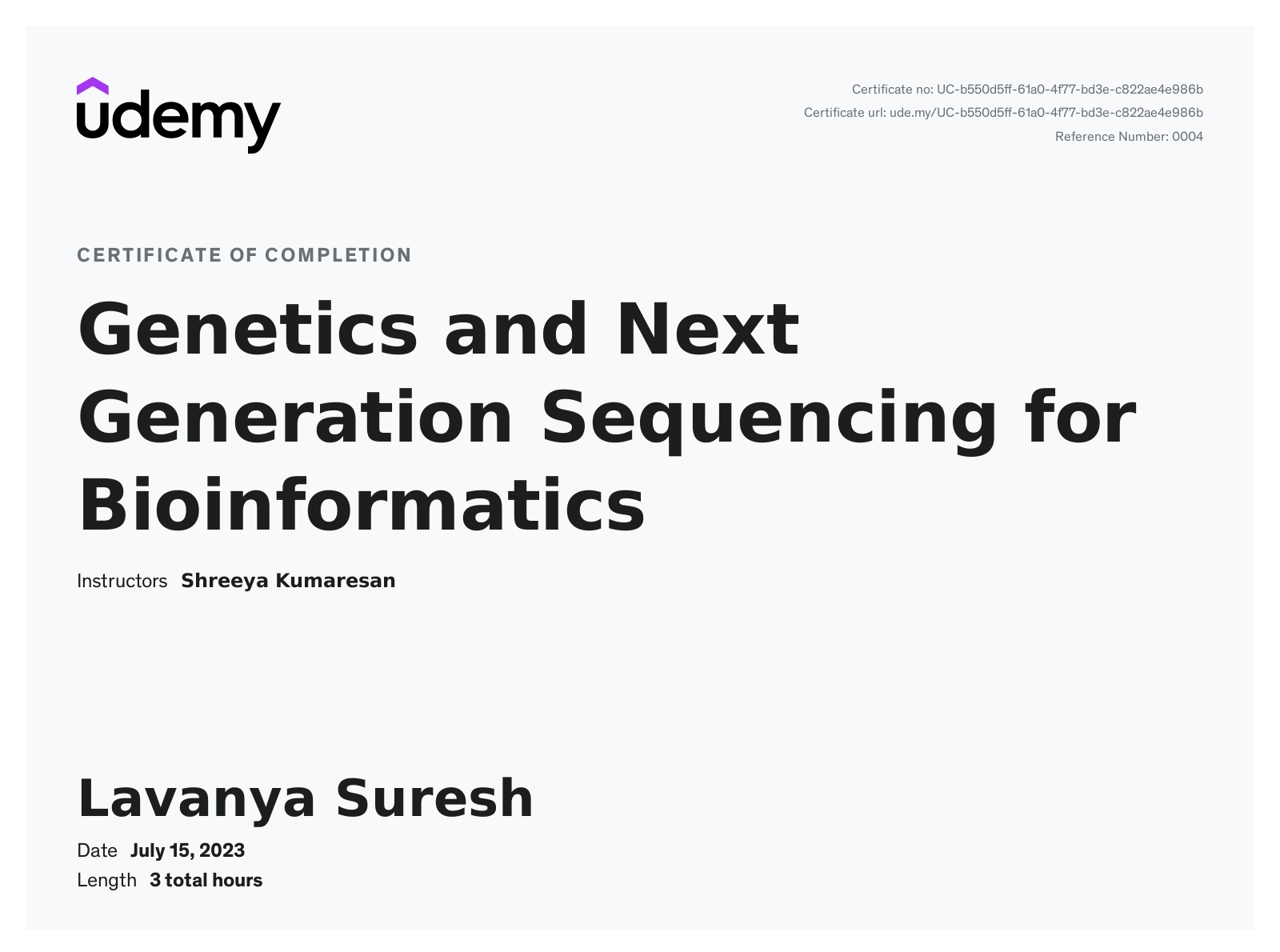 Lavanya Suresh - Bioinformatics Master’s Candidate | Bioinformatics ...