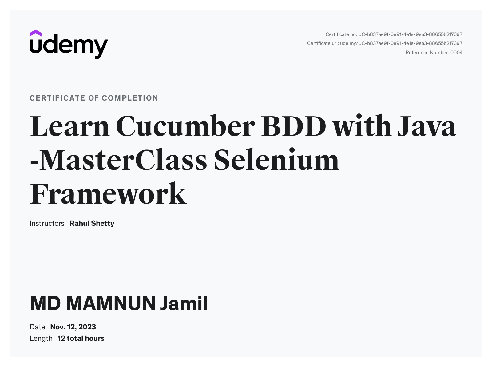 Md Mamnun Jamil - Specialist - Quality Engineer @LTM | Playwright TS ...