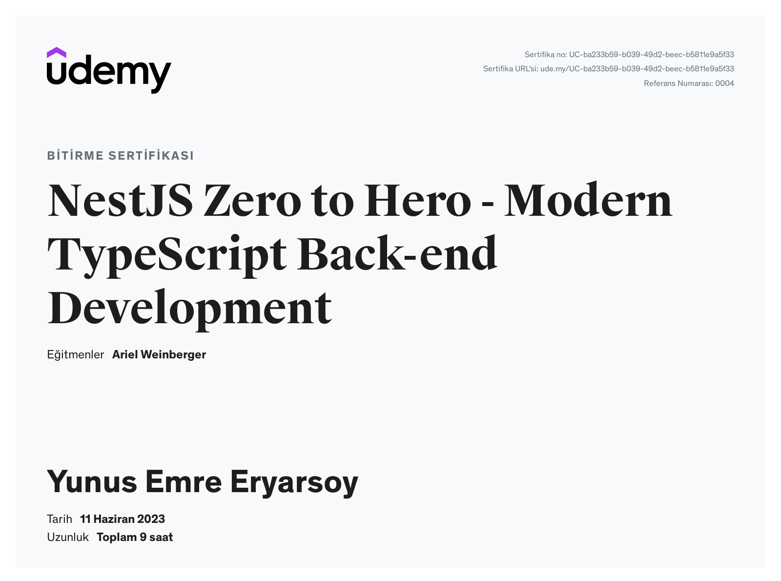 Yunus Emre Eryarsoy - Full Stack Engineer | LinkedIn