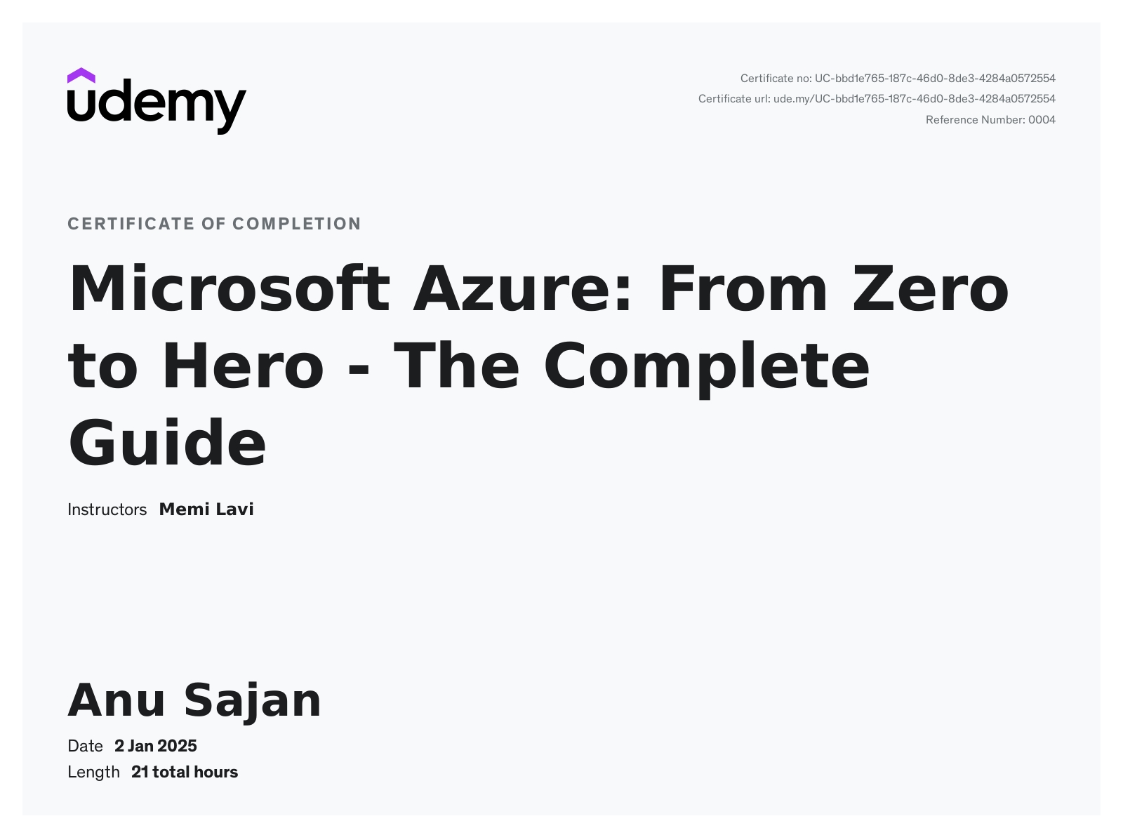 Anu Sajan - AI-ML | Java Backend, MERN Stack & Azure Specialist | E ...