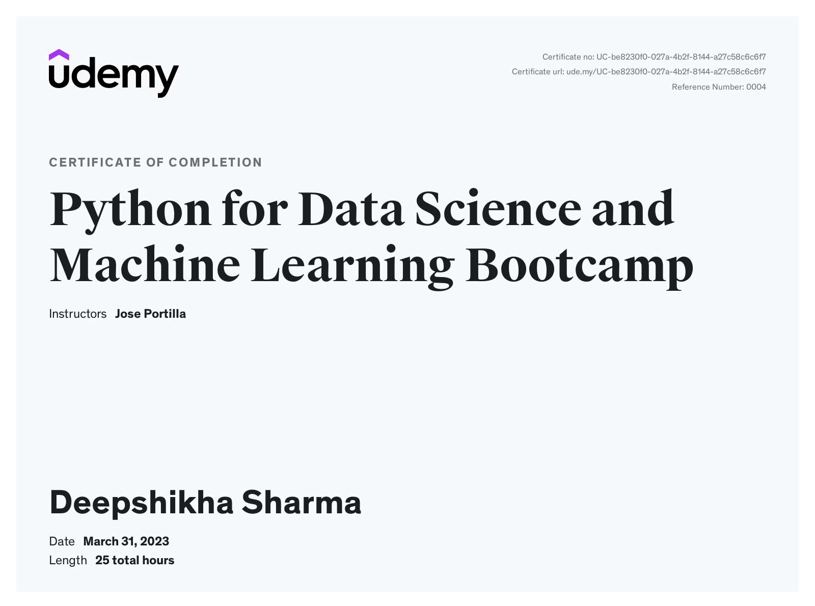 Deepshikha Sharma – Data Scientist ||Big Query || Google Analytics ...