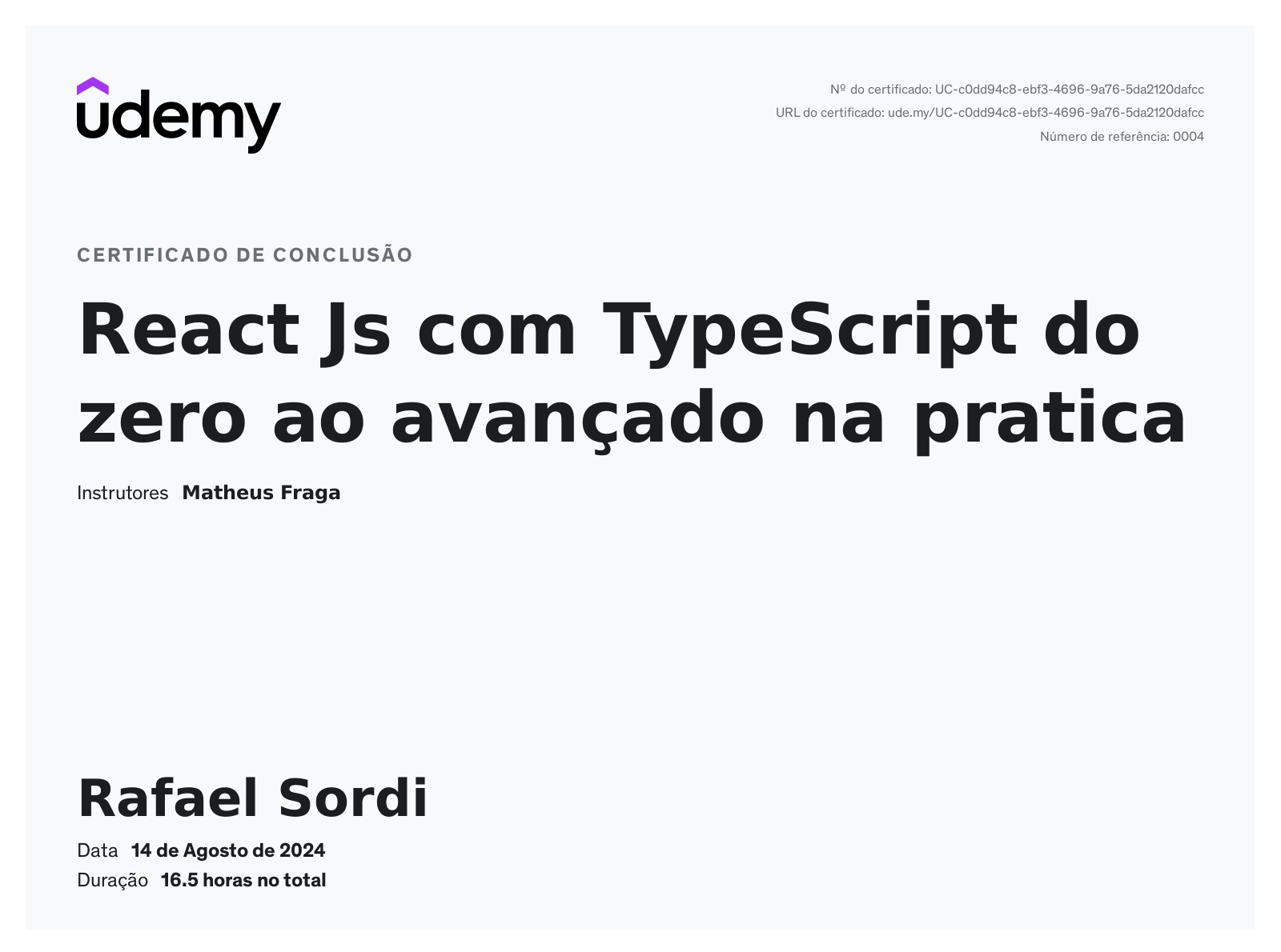 Rafael Sordi - Full Stack | JavaScript | Node Js | React Js ...