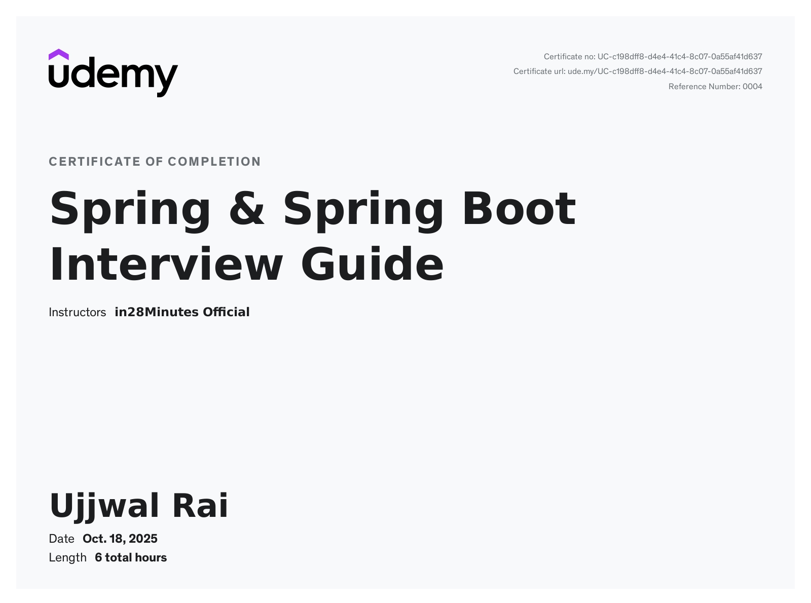 Ujjwal Rai - Software Engineer | Backend Developer (Java, Spring Boot ...